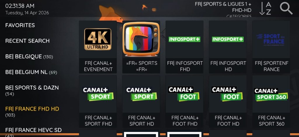 VOD illimitée et Sport en direct avec FOXX IPTV